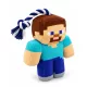 Minecraft Steve Plüss Kutyajáték Erős Kötéllel, Húzós Játékhoz és Apportírozáshoz, 20cm