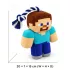 Minecraft Steve Plüss Kutyajáték Erős Kötéllel, Húzós Játékhoz és Apportírozáshoz, 20cm