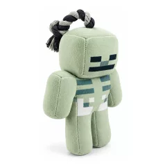   Minecraft Skeleton Plüss Kutyajáték Erős Kötéllel, Húzós Játékhoz és Apportírozáshoz, 20cm