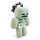 Minecraft Skeleton Plüss Kutyajáték Erős Kötéllel, Húzós Játékhoz és Apportírozáshoz, 20cm