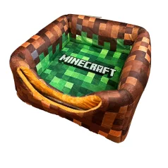 Minecraft Macskafekhely – 2in1 Kuckó és Nyitott Fekhely, Puha Kialakítással