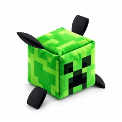   Minecraft Creeper Sípoló Kutyajáték Kocka Rágáshoz és Apportírozáshoz, 8cm