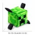 Minecraft Creeper Sípoló Kutyajáték Kocka Rágáshoz és Apportírozáshoz, 8cm
