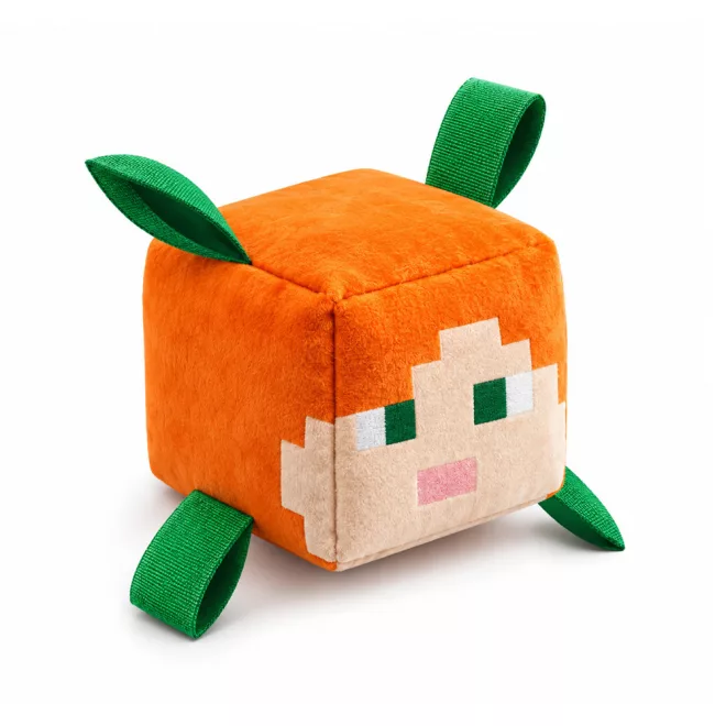 Minecraft Alex Sípoló Kutyajáték Kocka Rágáshoz és Apportírozáshoz, 8cm