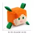 Minecraft Alex Sípoló Kutyajáték Kocka Rágáshoz és Apportírozáshoz, 8cm