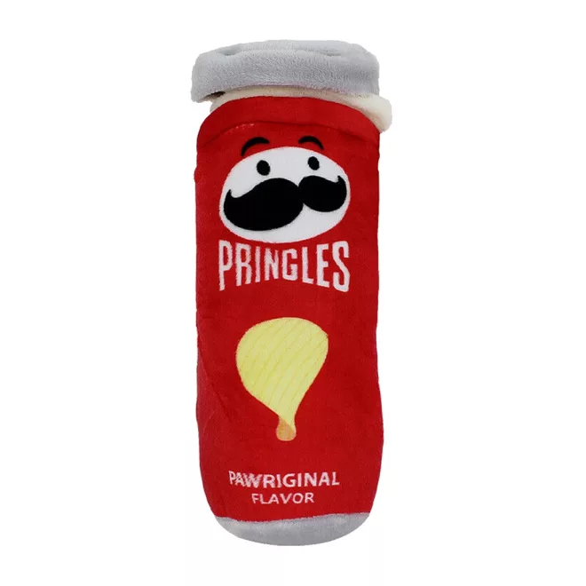 Pringles Sípoló Kutyajáték Apportírozáshoz, Piros, 25cm