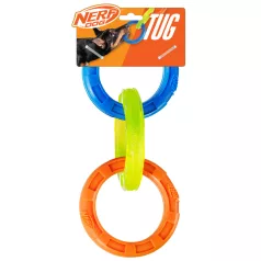   Nerf Dog Húzogatós Játék Három Gyűrűvel – Aktív Játékhoz és Lefárasztáshoz