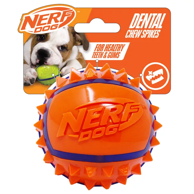 Nerf Dog Kutyajáték Tüskés Labda 9 Cm – Aktív Játékhoz és Lefárasztáshoz