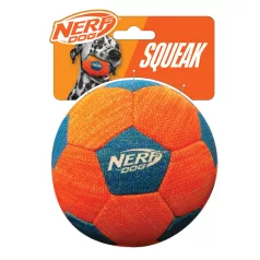   Nerf Dog Kutyajáték X-Fonott Sípoló Focilabda 12,5 Cm – Aktív Játékhoz és Lefárasztáshoz