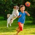 Nerf Dog Kutyajáték X-Fonott Sípoló Focilabda 12,5 Cm – Aktív Játékhoz és Lefárasztáshoz