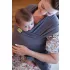 Boba Wrap Organic Babahordozó Kendő Dark Gray - Organikus Pamutból Készült, Rugalmas és Ergonomikus Hordozókendő Újszülöttkortól