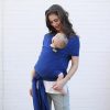 Boba Wrap Bamboo Dark Blue Babahordozó Kendő Kenguru 18 Hónapos Korig (max 15kg)