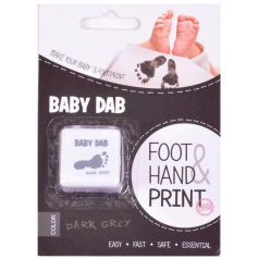   BabyDab Gyermek Kéz és Láb Lenyomatkészítő Szürke Színben