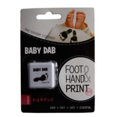   BabyDab Gyermek Kéz és Láb Lenyomatkészítő Lila Színben