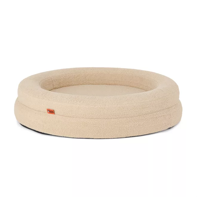 Explorer Dog Ortopéd Kutyafekhely Dognut M/L 100cm Sandy Beige – Ortopéd Kialakítással a Kényelmes Pihenéshez