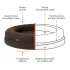 Explorer Dog Ortopéd Kutyafekhely Dognut S/M 76cm Espresso Brown – Ortopéd Kialakítással a Kényelmes Pihenéshez