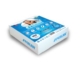   Perlan Eldobható Egészségügyi Törlőkendő 21x24cm 200db - Nedvszívó Kozmetikai Kendő