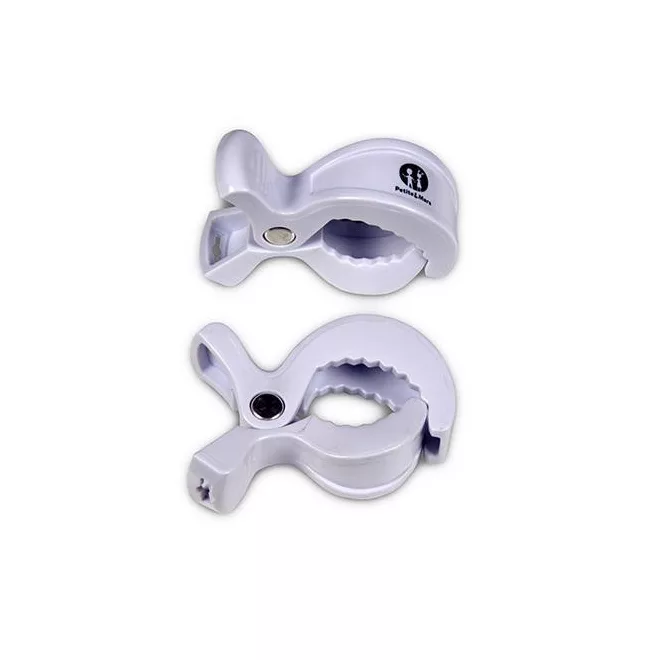 Petite & Mars Csipesz Babakocsira Fehér Színben 2db