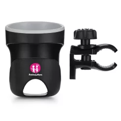   Petite & Mars Italtartó Handy - Praktikus és Biztonságos Italtartó Babakocsira, Könnyen Használható