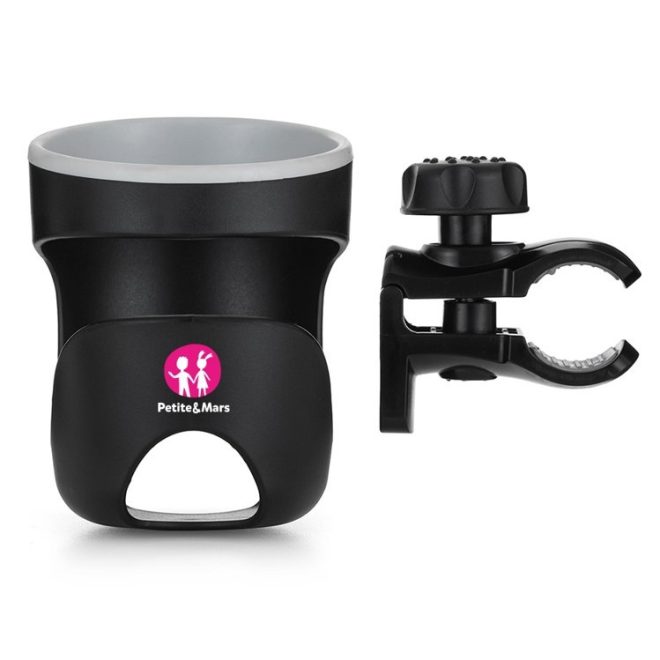 Petite & Mars Italtartó Handy - Praktikus és Biztonságos Italtartó Babakocsira, Könnyen Használható