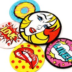   Petite & Mars Fantasy Pop Art Ruhafelvarró Készlet - Dekoratív Textil Felvarrók Gyermekruhákhoz