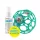 Baby Einstein Oball Bright Starts Rattle Türkizkék Készségfejelsztő Csögő és Rágóka + Ajándék Aquaint Tisztító Folyadák 50ml