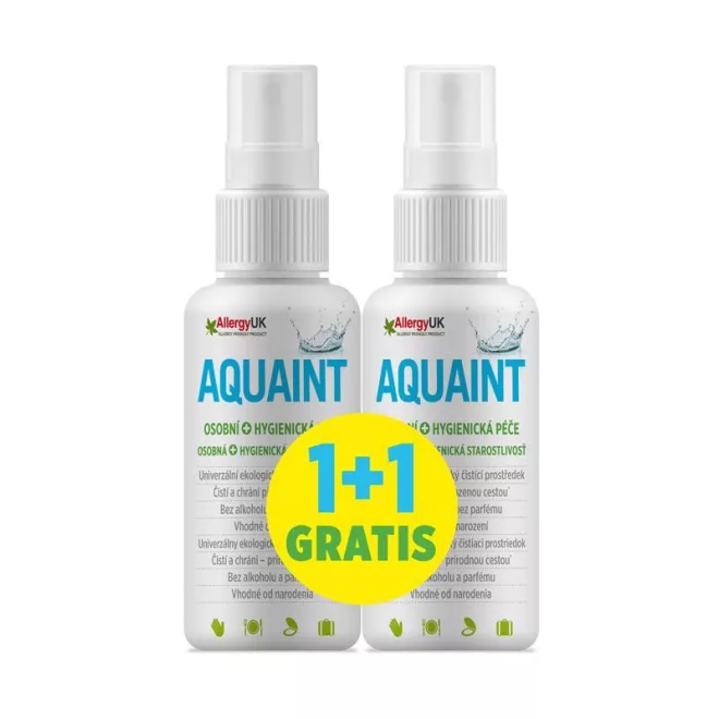 Aquaint Természetes Fertőtlenítő Folyadék 2x50ml