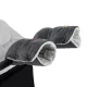 Petite & Mars Kesztyű - Kézmelegítő Babakocsira Jasie Charcoal Grey - Meleg, Vízálló és Kényelmes Kesztyű a Hideg Napokra