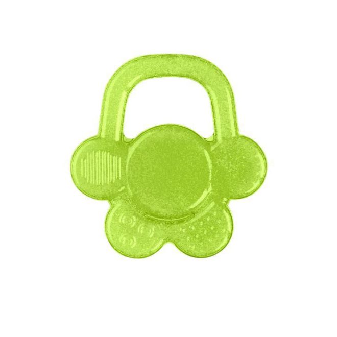 BabyOno Hűsítő Rágóka Virág Formájú Zöld - BPA-mentes Fogzást Könnyítő Babarágóka