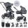 EasyWalker Harvey5 Premium Kombinált Babakocsi xxL RWS Mineral Grey - Prémium Rugózás, Luxus Kivitel