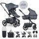 EasyWalker Harvey5 Premium Kombinált Babakocsi XXL RWS Mineral Grey - Prémium Rugózás, Luxus Kivitel