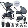 EasyWalker Harvey5 Premium Kombinált Babakocsi XXL RWS Mineral Grey - Prémium Rugózás, Luxus Kivitel