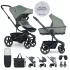 EasyWalker Harvey5 Air xxL Kombinált Babakocsi Agave Green - Prémium Babakocsi Terepre és Városba Újszülötteknek