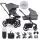 EasyWalker Harvey5 Kombinált Babakocsi xxL RWS Pebble Grey - Prémium Rugózás, Könnyed Irányítás