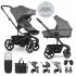 EasyWalker Harvey5 Kombinált Babakocsi xxL RWS Pebble Grey - Prémium Rugózás, Könnyed Irányítás