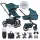 EasyWalker Harvey5 Premium Kombinált Babakocsi xxL RWS Jade Green - Prémium Rugózás, Luxus Kivitel