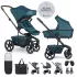 EasyWalker Harvey5 Premium Kombinált Babakocsi xxL RWS Jade Green - Prémium Rugózás, Luxus Kivitel