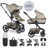 EasyWalker Harvey⁵ Premium Kombinált Babakocsi xxL RWS Pearl Taupe - Prémium Rugózás, Luxus Kivitel