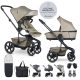 EasyWalker Harvey⁵ Premium Kombinált Babakocsi XXL RWS Pearl Taupe - Prémium Rugózás, Luxus Kivitel