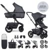 EasyWalker Harvey5 Premium Kombinált Babakocsi XXL AIR Mineral Grey - Felfújható Kerekek, Luxus Kivitel