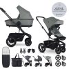 EasyWalker Harvey5 Air XXL Kombinált Babakocsi Agave Green - Prémium Babakocsi Terepre és Városba Újszülötteknek