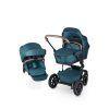 EasyWalker Harvey5 Premium Kombinált Babakocsi XXL AIR Jade Green - Felfújható Kerekek, Luxus Kivitel