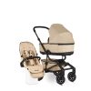 EasyWalker Jimmey Kombinált Babakocsi XXL AIR + RWS Sand Taupe - Felfújható Kerekek, Dupla Rugózás
