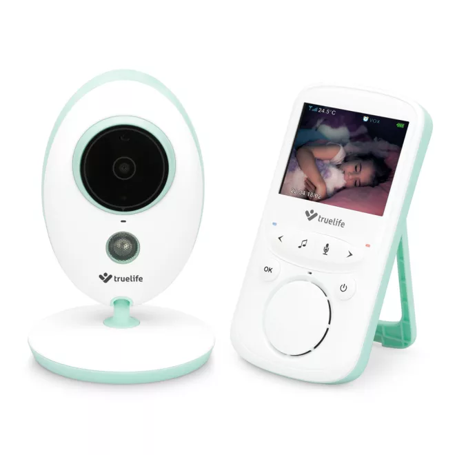 TrueLife NannyCam V24 Pro Digitális Bébiőr - Tiszta Képhez és Biztonságos Babafigyeléshez