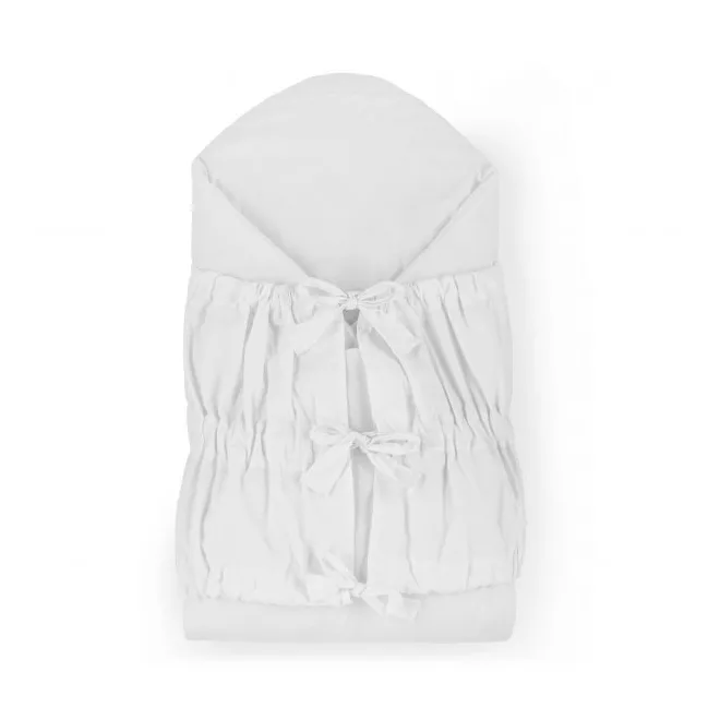 Petite & Mars Nurse Megkötős Pólya Tömör Kókusz Betéttel Fehér (75x75cm)