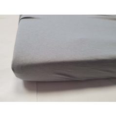  Daubner Pamut Lepedő 120x60cm Szürke - Puha, Légáteresztő és Gumírozott Szélű Baba Lepedő Kiságyhoz