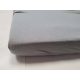 Daubner Pamut Lepedő 120x60cm Szürke - Puha, Légáteresztő és Gumírozott Szélű Baba Lepedő Kiságyhoz