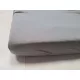 Daubner Pamut Lepedő 120x60cm Szürke - Puha, Légáteresztő és Gumírozott Szélű Baba Lepedő Kiságyhoz