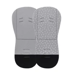   Petite & Mars Foamy Ülésbetét Babakocsiba Grey Hills - Kényelmes, Párnázott és Légáteresztő Ülésbetét Modern Mintával