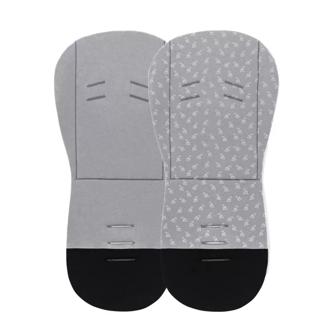 Petite & Mars Foamy Ülésbetét Babakocsiba Grey Hills - Kényelmes, Párnázott és Légáteresztő Ülésbetét Modern Mintával